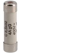 Hager Cylinder Fuse 4A 8.5x32mm Type C 400V - L8532C04 [10 Pieces]