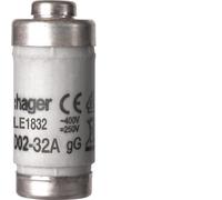 Hager D02 32A 400V gG Fuse Link With Indicator - LE1832 [10 Pieces]
