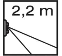 Hager - Detector Motion Comfort 2.2 m with Interface Q1 Anthracite
