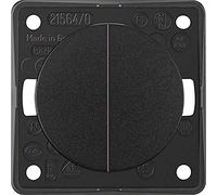 Hager Double-Ended Push Button No Black Gloss