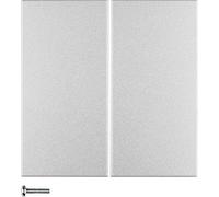 Hager Double Key - AM RF usbquicklink Without B Aluminium