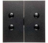 Hager Double Key - Series 1/3/7 Pump Pump with Screw Anthracite Matt