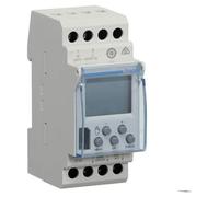 Hager EGN103 DIN rail mount timer digital white plastic