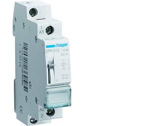 Hager EPN513 Latching Relay 24 V, 16 A, Na