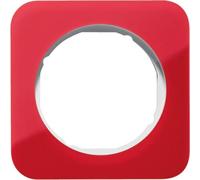Hager - Frame 1 Element R1 Acrilico Polar Red/White