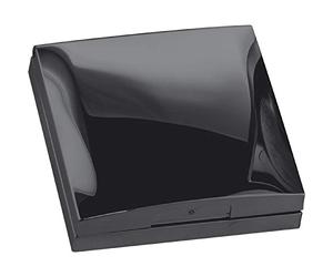 Hager - Frame 1 Element with Lid Black Gloss