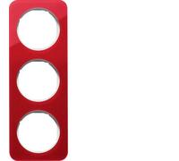 Hager - Frame 3 Elements R1 Acrilico Polar Red/White