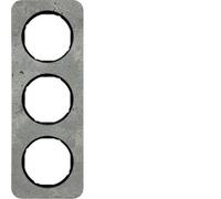 Hager - Frame 3 Elements R1 hormigon/Black