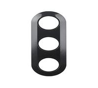 Hager Frame 3 Elements Series 1930 Black