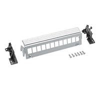 Hager FZ12MK Patch Panel 12-fold, Keystone