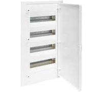 Hager Golf Flush Box Vf Series 4 Rows 48 Modules Door Opaque White