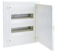 Hager Golf vf Series - recessed Golf Box vf Series 2 Rows 24 modules Opaque Door White