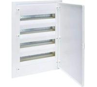 Hager Golf vf Series - recessed Golf Box vf Series 4 Rows 72 modules Opaque White + qc