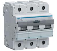 Hager HMC390T 100A Triple Pole 4.5 Module C Curve 15kA MCB