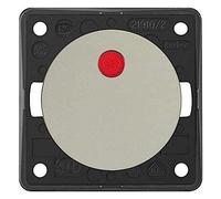 Hager Integro - Double Pole Switch with Pilot Chrome