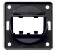 Hager Integro - Plate Holder for 2 Modules Mini-Com Anthracite