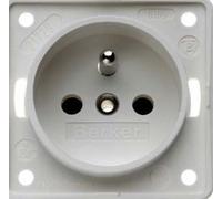 Hager Integro - Toma Current France/Belgica Polar White Matte