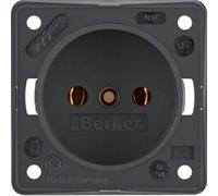 Hager Integro - Toma Current Paises Bajos Anthracite Matt