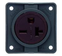 Hager Integro - Toma Current USA/Canada NEMA 6 - 20R Anthracite Matt