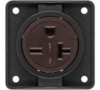 Hager Integro - Toma Current USA/Canada NEMA 6 - 20R Matte Black