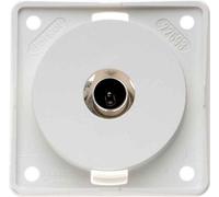 Hager Integro - Toma TV Without Case Protector Polar White