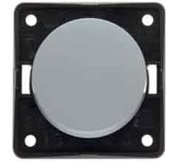 Hager Integro Two-Pole Switch Grey