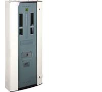 Hager JK20210BG 250A 2+10 Way Hybrid TP&N Distribution Board Glazed Door