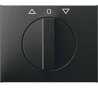 Hager K1 - Central Plate with Remote Control Arrow Anthracite