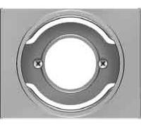 Hager K5 - Central Plate for Mechanism Light E14 Steel