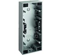 Hager k5 Surface-Mounted Box with 3 Vertical Sections Aluminium
