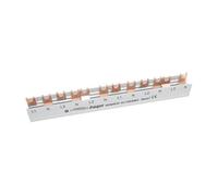 Hager KDN451D 4P Phase Rail 16 mm² 12 Mod Fork Phase Rail 3250613741082, White