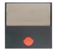 Hager - Key 5 Lenses + Label Holder S-B Anthracite Matt