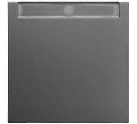 Hager - Key with Porta ROTULO for Switch B1/B3/B7 Anthracite