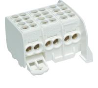 Hager KH23C main branch terminal. 3pol. Finger-safe