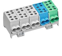 Hager KH45A 5P Multicolor terminal block - Electrical terminal block (135 mm, 53 mm, 38 mm)