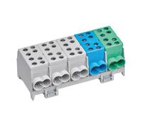 Hager KH45A 5P Multicolor terminal block - Electrical terminal block (135 mm, 53 mm, 38 mm)
