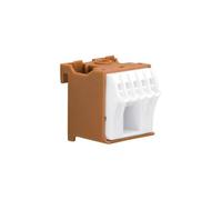 Hager KN06P Terminal Block Brown/White 6-Pin 63A 230V Quick Connect