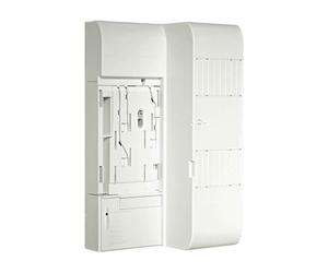 Hager KU33AHE Fuse Pure White 3-Phase 4+4 Units Touch Protection Cover