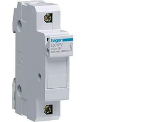 Hager L501PV - PVC Fuse Holder 10.3 x 38 mm 32a 1 Pole 1000v