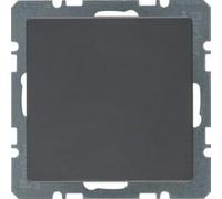 Hager - Lid Blind Q.1/q.3 Without Claws Anthracite Velour