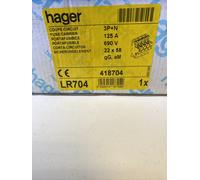 Hager LR704 Cylinder Lockout Load Disconnect Switch 4-Pole 125A New