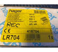 Hager LR704 Fuse Switch Disconnector 3P+N - New, Sealed