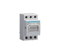 Hager Main Switch 63A 230/400V 3-Pin Grey for DIN Rail Mounting SH363N