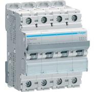 Hager MCB NDN403A 3 Amp D 4 Pole