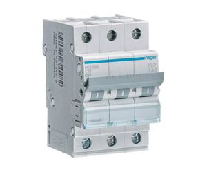Hager MCN332 Circuit Breaker 3-Phase 230/400V IP2X Thermal & Magnetic