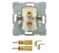 Hager - Mechanism Toma Speaker Stereo + 2 Pegs