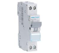 Hager ml Series - Automatic Magnetic Thermal -ml Curve-c 6ka 1 Pole + Neutral 32a