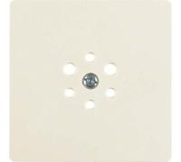 Hager Modul 2 Centre Plate for Doorbell and Speaker White