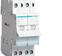 Hager - Modular switch 2 poles 25a common up i-ii