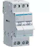 Hager - Modular Switch 2 Poles 40a Comun Above i-0-II